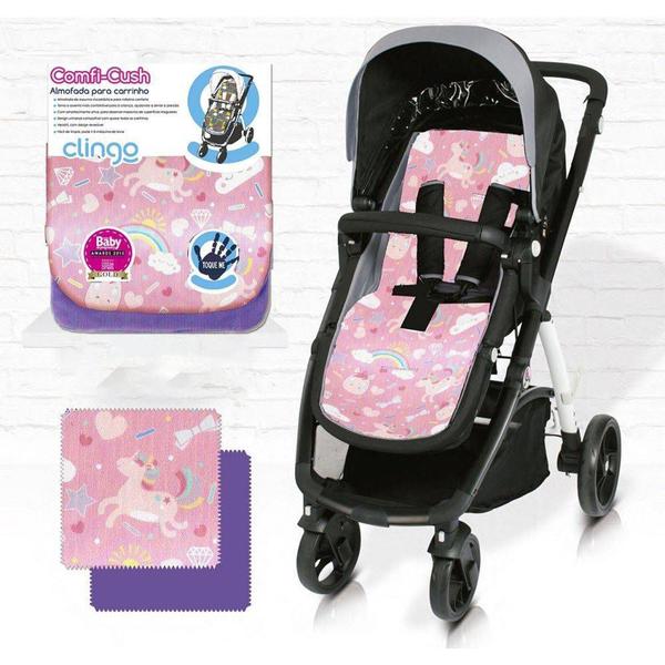 Almofada Universal para Carrinho de Bebê - Sparkles - Clingo