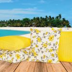 Almofadas para Decoração Estampadas e Lisas 4 Peças Amarelo