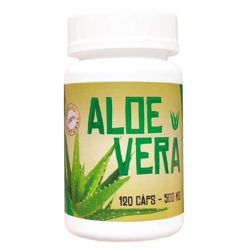 Aloe Vera 120 Cápsulas 500 Mg Ninho Verde