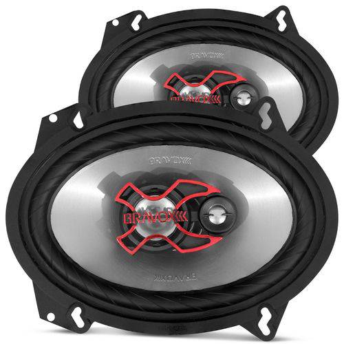 Alto Falante 6x8 Polegadas Bravox 100 Rms B3X-68X Triaxial