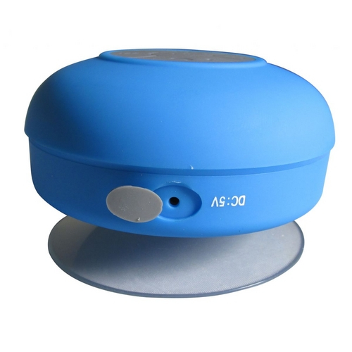Alto Falante Bluetooth a Prova D´Água para Celular Tablet Iphone - Shower Speaker Azul