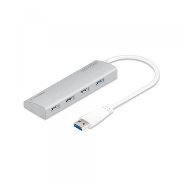 Aluminium - Hub USB 3.0 4 Portas COMTAC