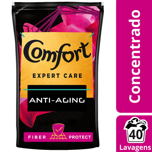 Amaciante Concentrado Comfort Expert Care Fiber Protect Refil 900ml