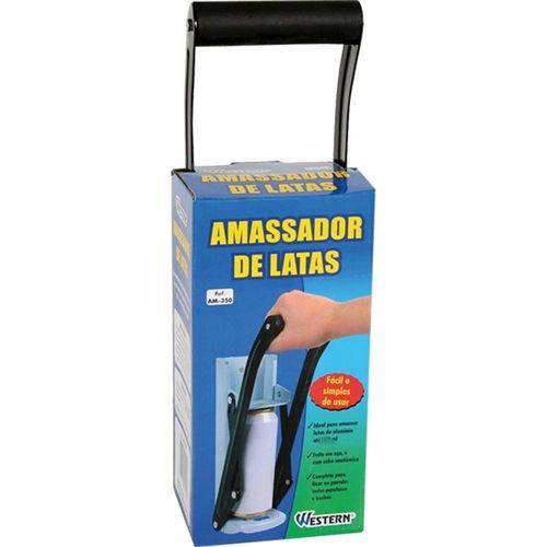 Amassador de Latinha Latão Lata 235 a 475 Ml Abridor Western