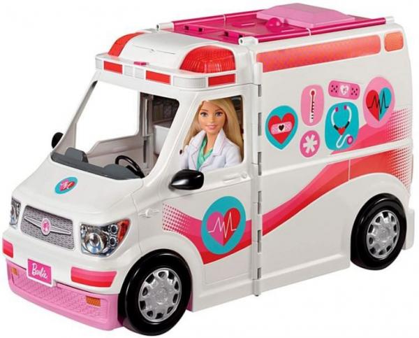 Ambulância e Hospital Móvel da Barbie - Veículo Playset - Mattel