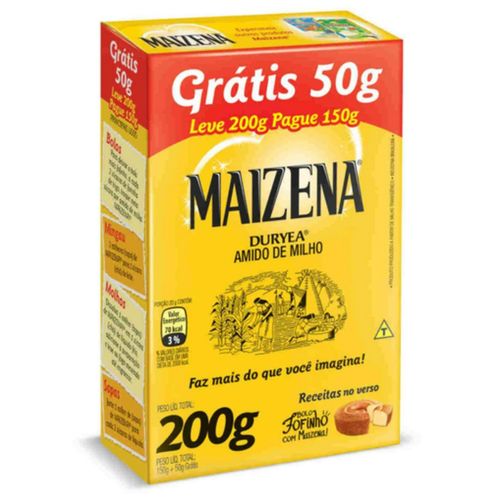 Amido de Milho Maizena 200g L200 P150