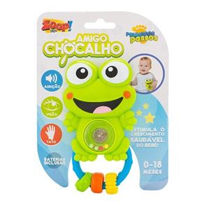 Amigo Chocalho Sapinho Verde Zoop Toys - 7898567792192-ÚNICO