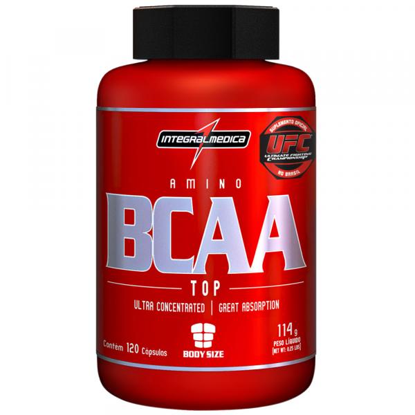 Amino Bcaa Top com Vitamina B6 - 120 Cápsulas - 3800Mg - Body Size - Integralmédica