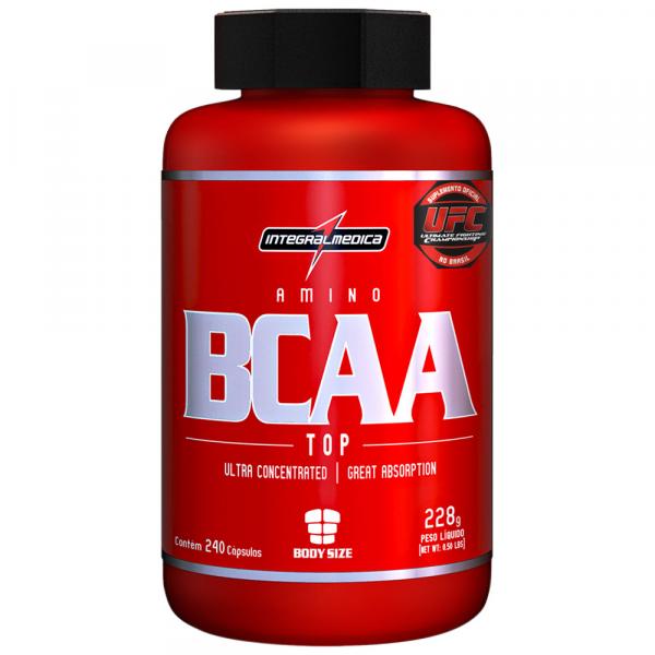 Amino Bcaa Top com Vitamina B6 - 240 Cápsulas - 3800Mg - Body Size - Integralmédica