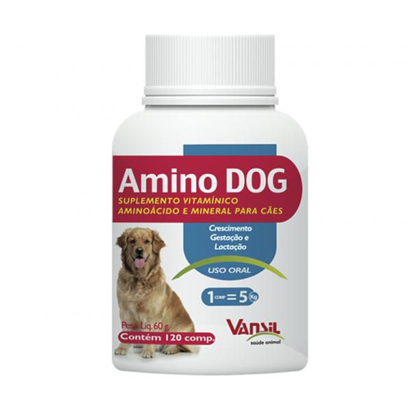 Amino Dog Suplemento Vitamínico 120 Comprimidos - Vansil