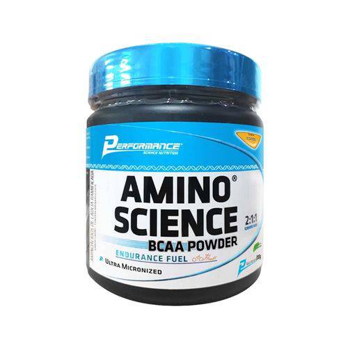 Amino Science Bcaa Powder 300g - Laranja - Performance Nutrition