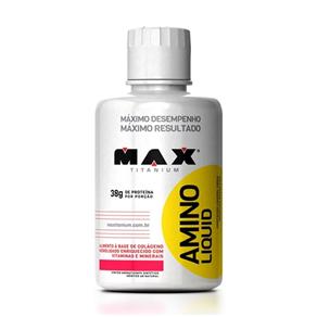 Aminoacido Amino Liquid 460Ml + 40Ml Free - Max Titanium - CEREJA