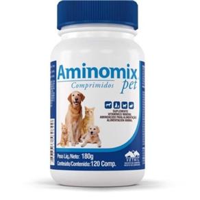 Aminomix Pet 120 Comprimidos 180 Gr - Vetnil