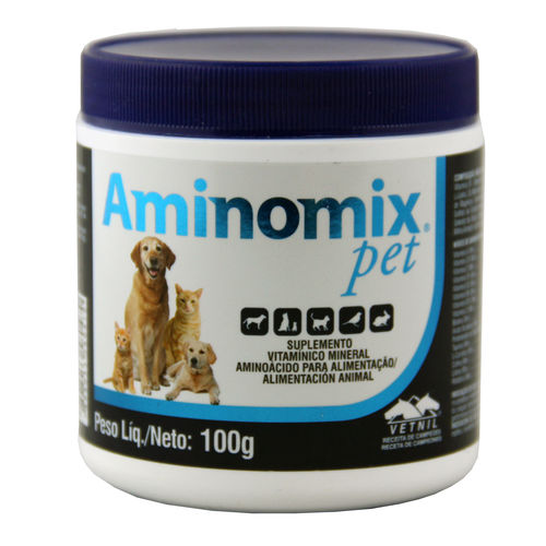Aminomix Pet 100g Suplemento Vitamínico - Vetnil