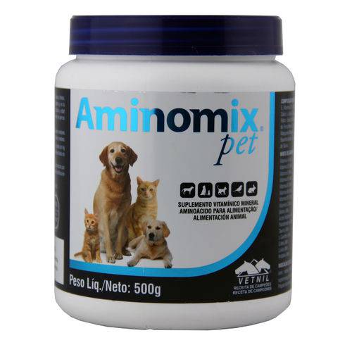 Aminomix Pet 500g Suplemento Vitamínico - Vetnil
