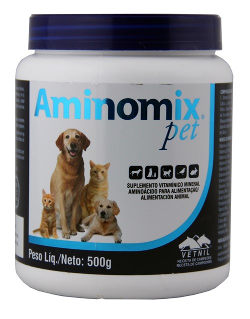 Aminomix Pet 500g Vetnil Suplemento Vitamínico