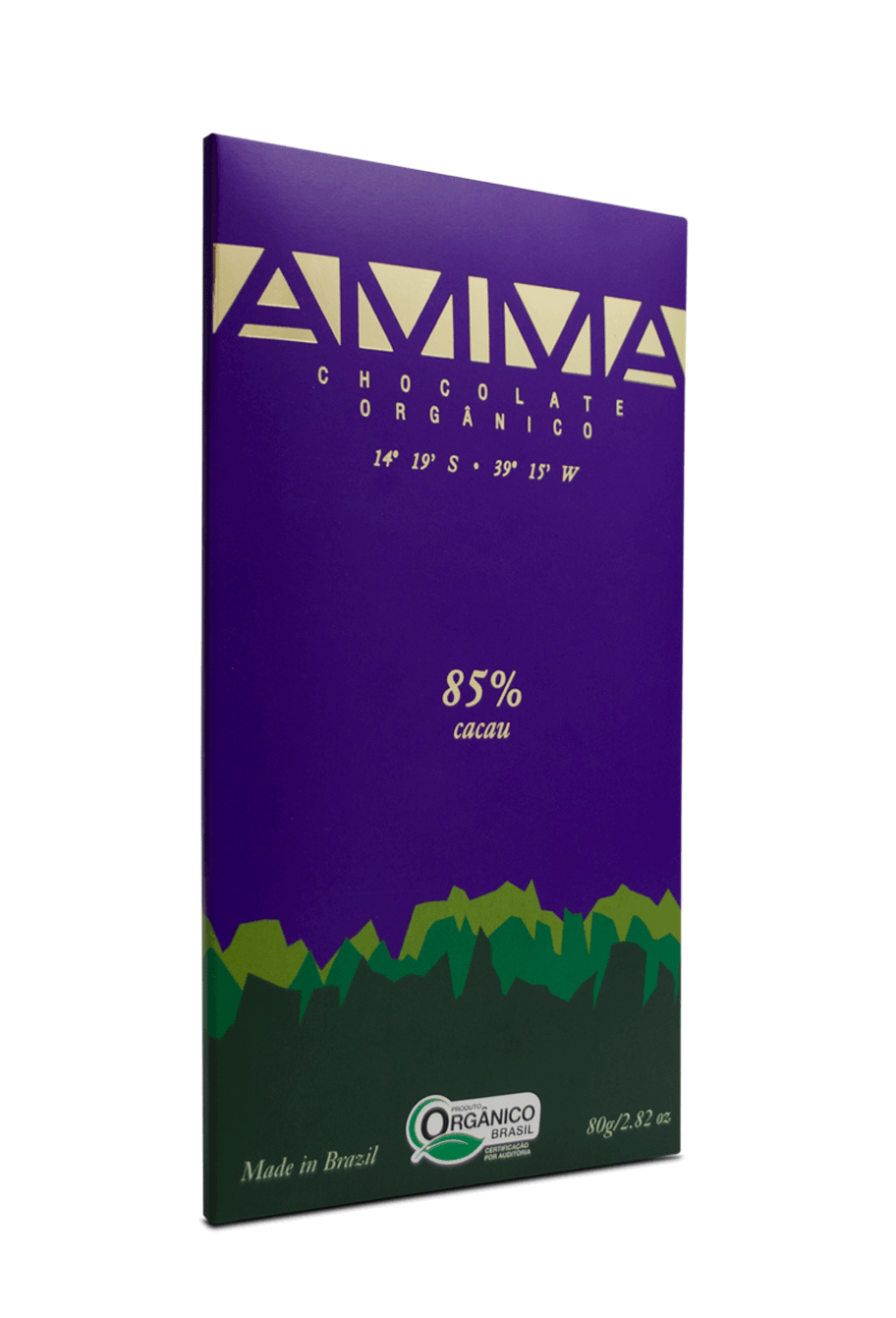 Amma Chocolate 85% Orgânico e Vegano - 80g