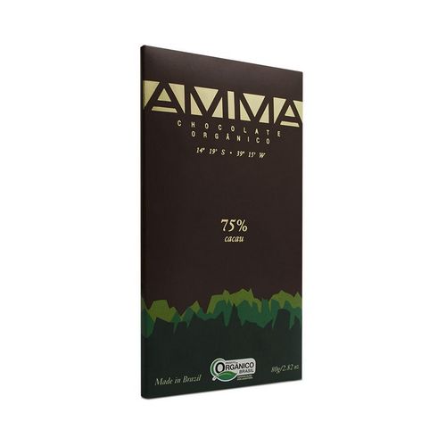 Amma Chocolate Orgânico 75% Cacau