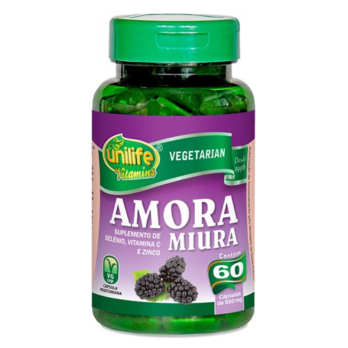 Amora com Vitaminas (500Mg) 60 Cápsulas - Unilife Unilife