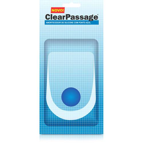 Amortecedor de Silicone C/ Ponto Azul - ClearPassage