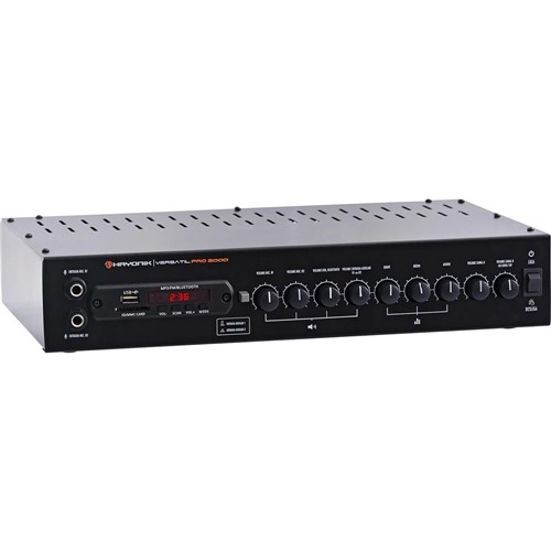 Amplificador 200W com Bluetooth - Versatil Pro 2000 - Hayonik (Preto)