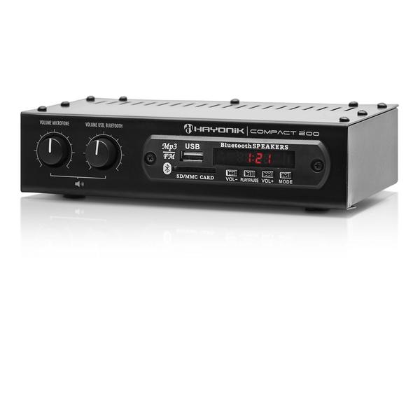 Amplificador 20W RMS com Bluetooth COMPACT 200 - HAYONIK - HYX57673