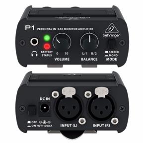 Amplificador de Fone In Ear Monitor Powerplay P1 Behringer