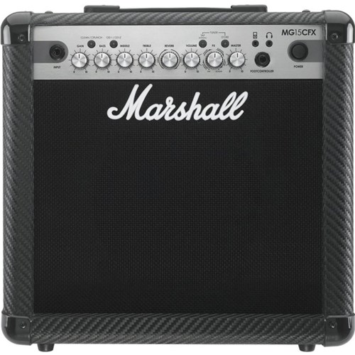 Amplificador de Guitarra Marshall Mg15cfx-B 127V com 15W de Potencia