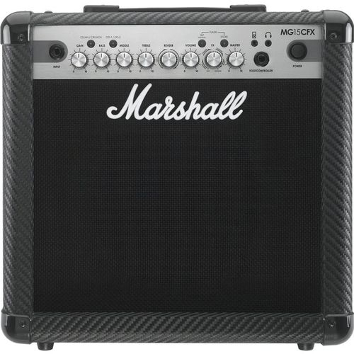 Amplificador de Guitarra Marshall MG15CFX-B 127V com 15W de Potência