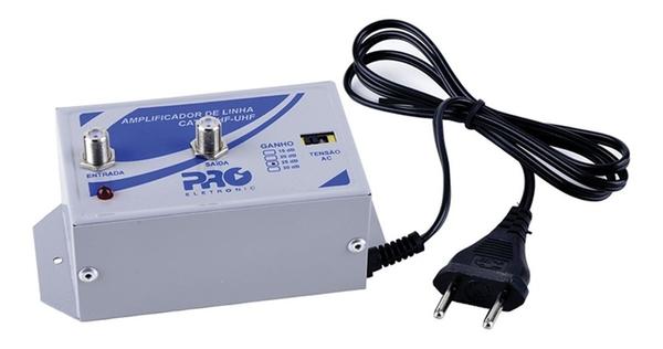 Amplificador de Linha 25db Proeletronic Pqal-2500