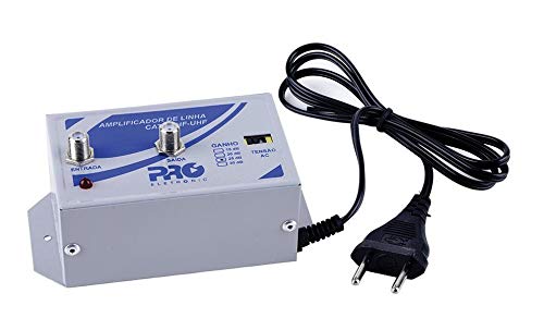 Amplificador de Linha Vhf/Uhf 25 Db Proeletronic PQAL-2500