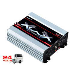 Amplificador Digital Boog 4 Canais Xwx400.4 24v 4x100wrms (Para Caminhões)