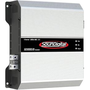 Amplificador Sd3000.1d Evo 3000w Rms 1ohms Soundigital