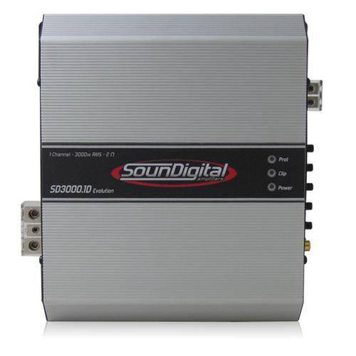 Amplificador Soundigital Sd1600.1d Evo 1600w Rms 1ohms