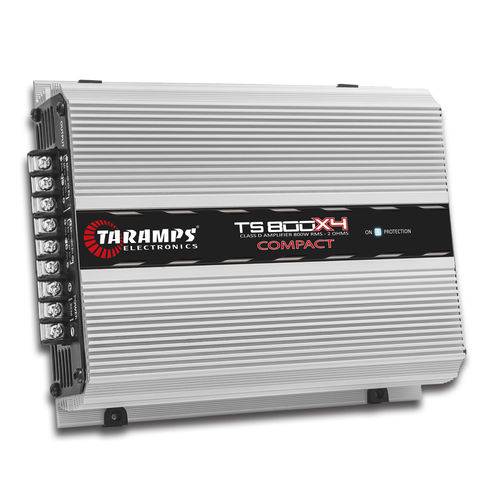 Tudo sobre 'Amplificador Taramps TS800X4 COMPACT 1 Ohms (4X200W RMS)'
