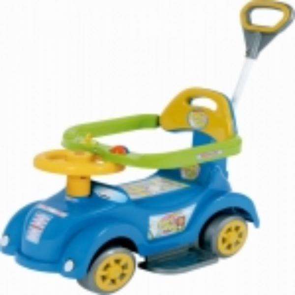 Tudo sobre 'Andador Baby Car Azul com Empurrador Biemme'