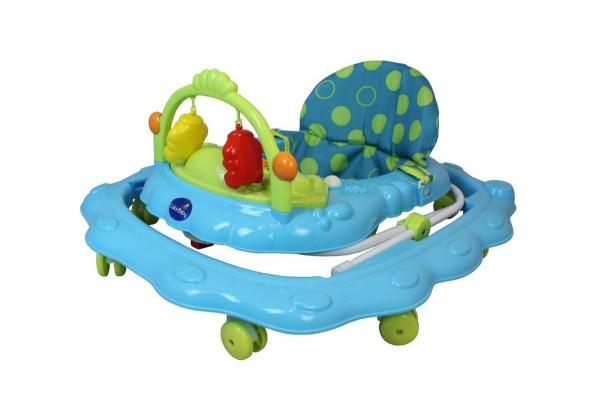 Andador Bebê Musical Hoop Color Baby C/ Brinquedos Azul