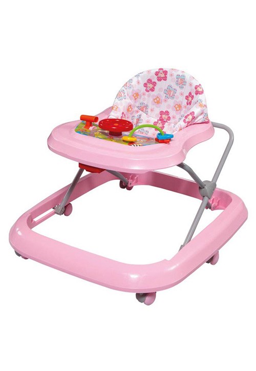 Andador Toy Rosa-Bebê Tutti Baby