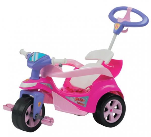 Andador Triciclo Baby Trike Rosa  Biemme Pronta Entrega
