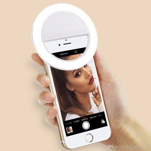 Tudo sobre 'Anel de Led Luz para Selfie Ring Light Flash Celular Iphone Galaxy Xperia'