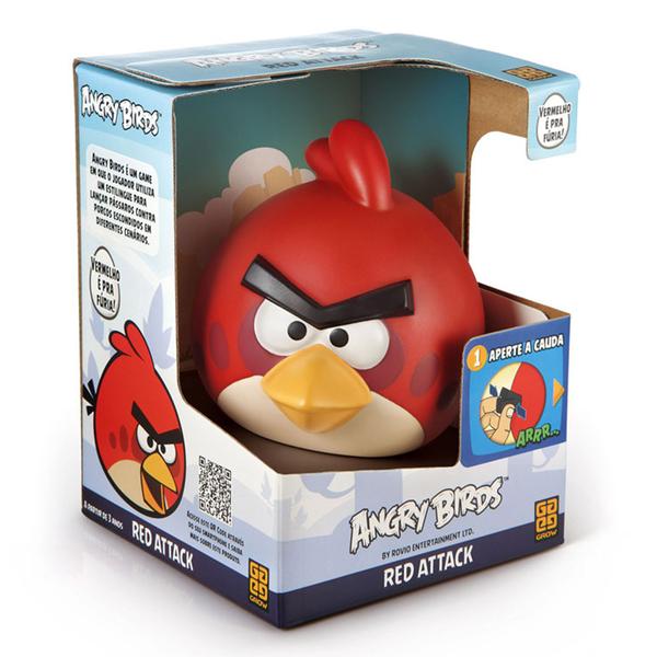 Angry Birds - Boneco Red Attack - Grow - Angry Birds