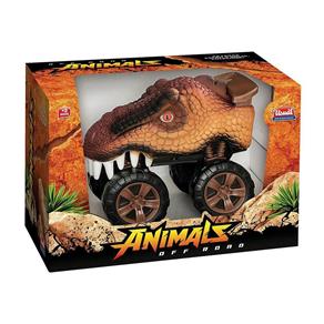 Animalz Off Road - Dinossauro - Marrom - Usual Plastic