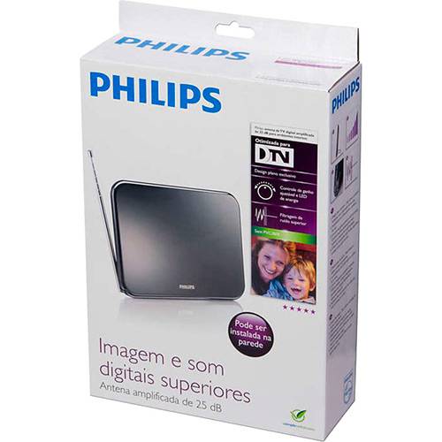 Antena Digital Amplificada 25dB Philips-SDV7225T/55 - Philips