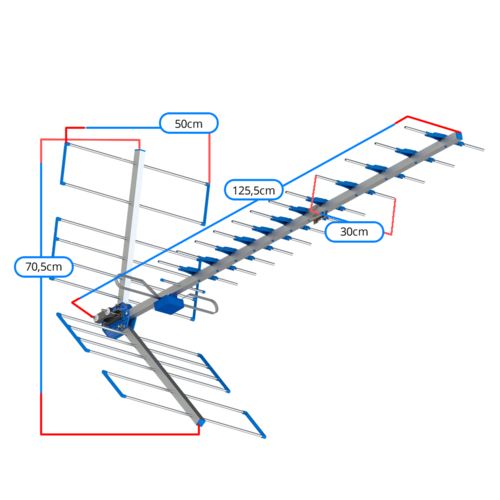 Tudo sobre 'Antena Digital Externa Proeletronic Yagi Pro 1100'