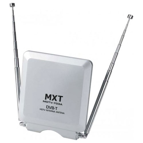 Antena Interna Amplificada VHF/UHF/HDTV MDTV-703A - Mxt