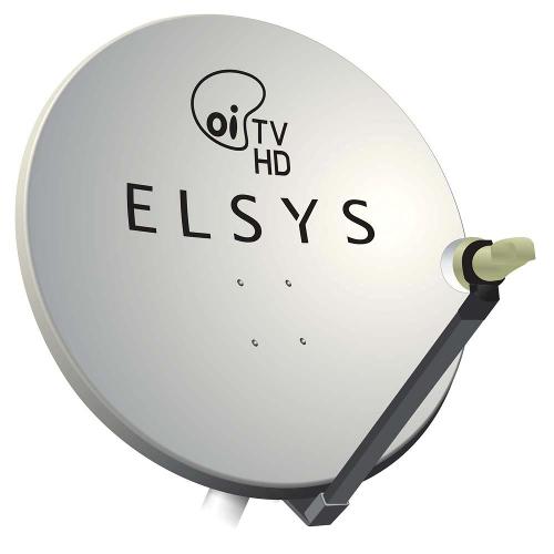 Antena Original Oi Tv Aço Zincado 60cm 20351 Elsys