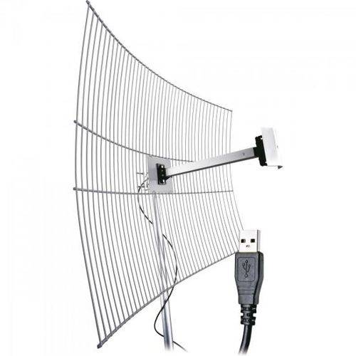 Antena Parabolica para Internet 25dbi Usb-2510u Aquario