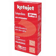 Anti-Infamatório Agener União Ketojet Cetoprofeno 10 Comprimidos