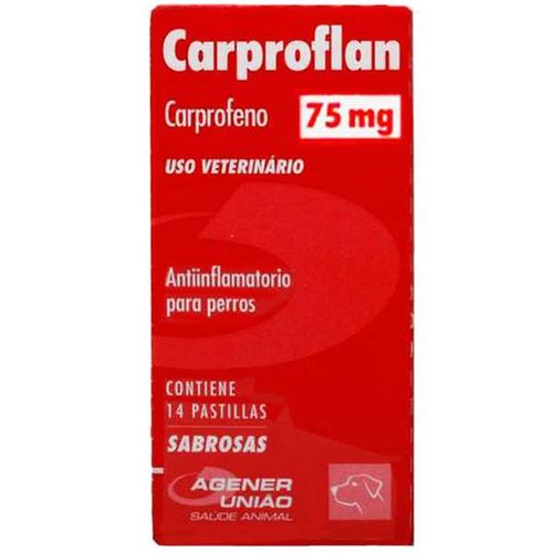 Anti-inflamatório Agener Carproflan 75mg 14 Comprimidos