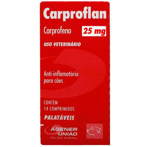 Anti-inflamatório Agener União Carproflan 14 Comprimidos - 25 Mg